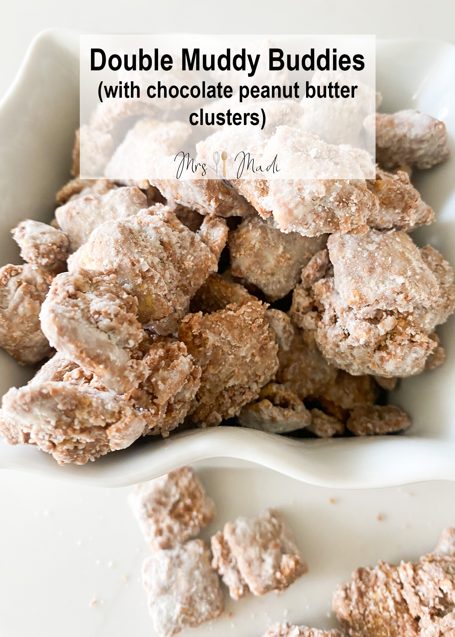 Double Chocolate Peanut Butter Muddy Buddy Recipe