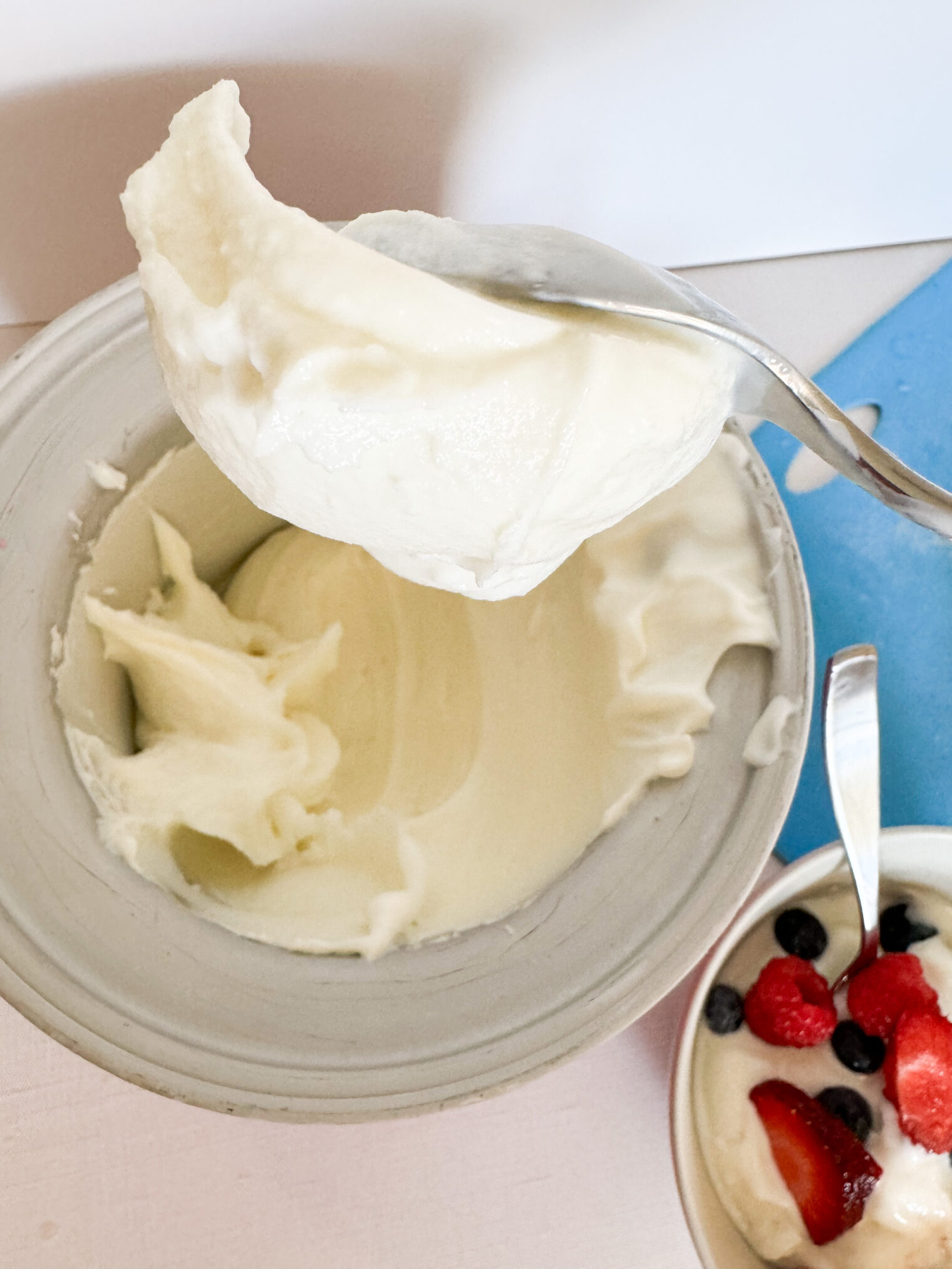 Easy Two Ingredient Frozen Yogurt Recipe