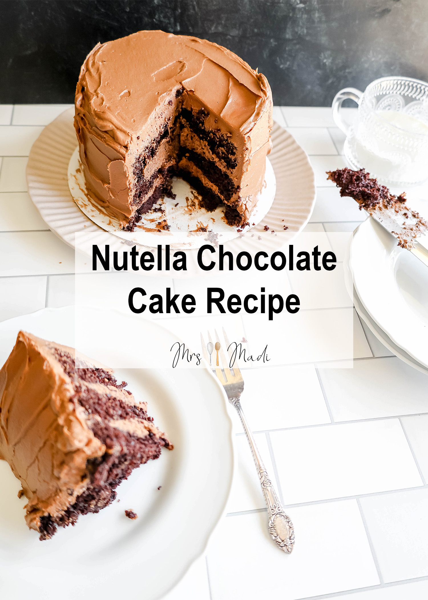 Nutella Chocolate Cake Recipe